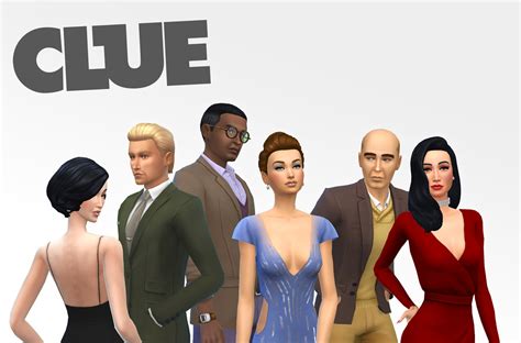 SimPlistic - Clue: Cast of Characters So I recently re-watched...