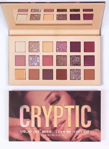 Paleta Sombras Cryptic Nude Shadows Okalan Cuotas sin interés