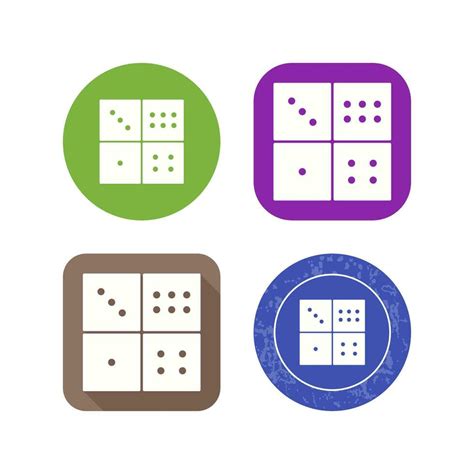 Domino Game Vector Icon Vector Art At Vecteezy