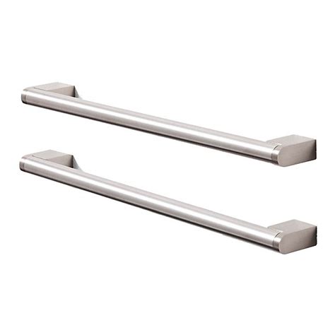 Goodhome Khara Nickel Effect Kitchen Cabinets Bar Pull Handle L284cm D36mm Pack Of 2 Diy