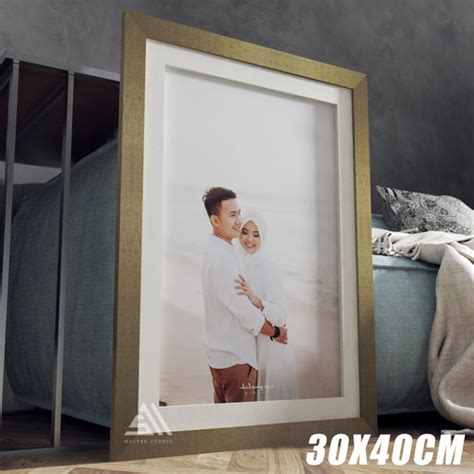 Jual CETAK Foto Photo Plus Bingkai Minimalis Ukir 11R 12R A3 30x40