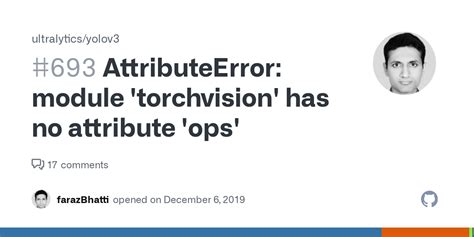 AttributeError Module Torchvision Has No Attribute Ops Issue