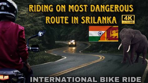 ⛔️riding On The Most Dangerous Road Way Srilanka Bike Ride Mr