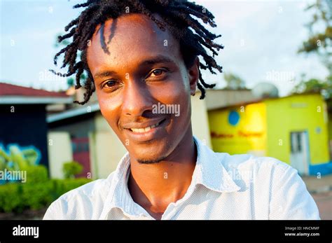 Young Rwandan Man In Nyamirambo Kigali Rwanda Stock Photo Alamy