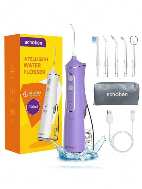 Irrigador Oral Sem Fio Fio Dental El Trico Recarreg Vel De Pulso Alto