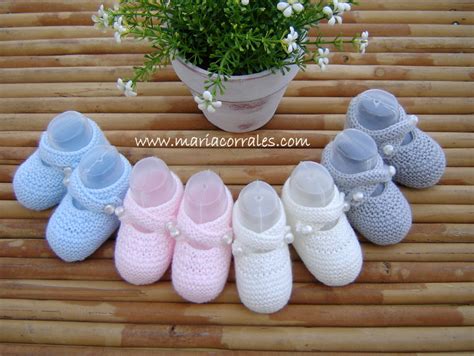 Venta Patucos De Bebe De Punto En Stock