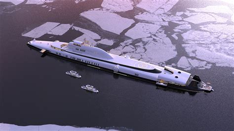 This Massive New Superyacht Doubles As A Submarine That Can Dive 820