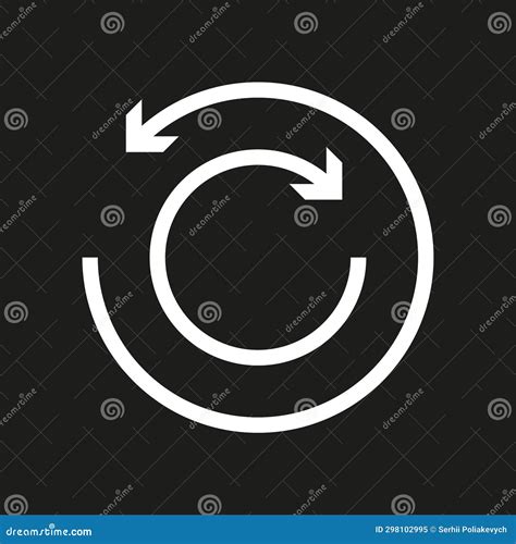 Backup And Restore Icon Vector Illustration Stock Illustration