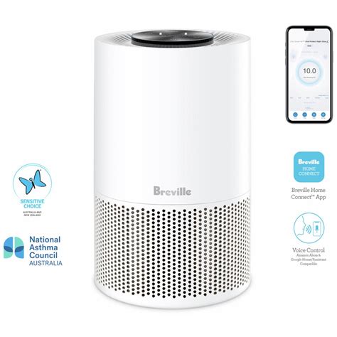 Breville The Smart Air Viral Protect Night Glow Purifier JB Hi Fi