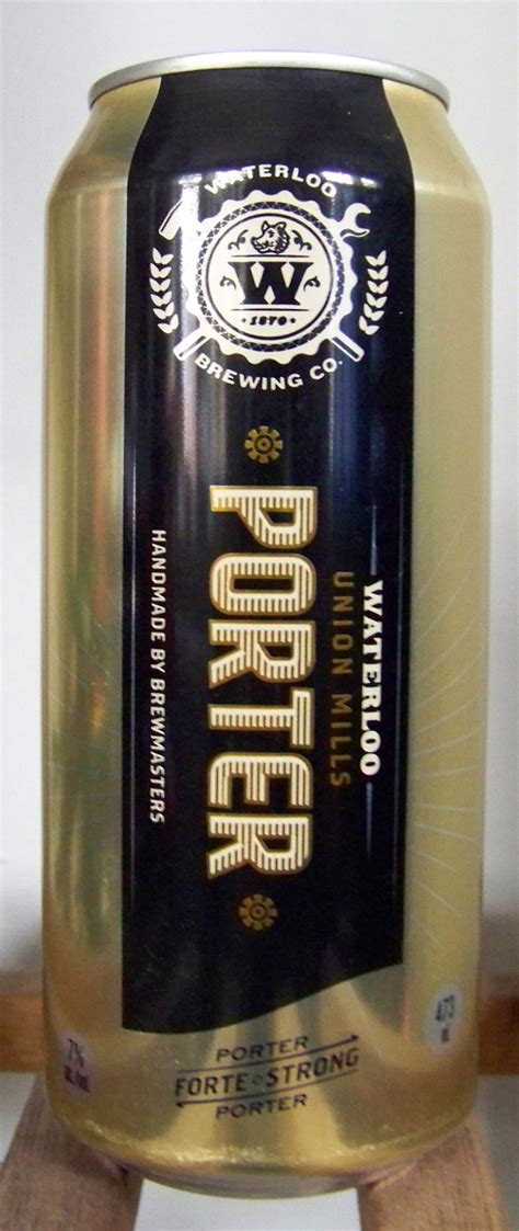 Beer Maven Union Mills Porter Waterloo Brewing Brick Brewing