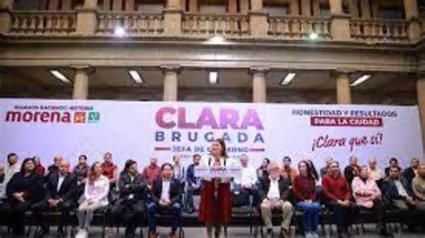 Clara Brugada y su peculiar comité de precampaña Apartado MEX