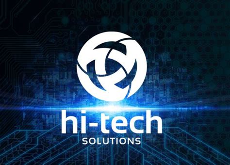 Hi Tech Solutions Professional Logo Design Solutions Logo Design