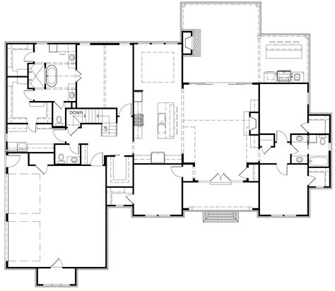 The Lotus Split Bedroom Farmhouse Style House Plan