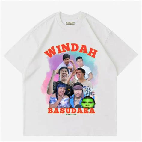 Jual T Shirt Windah Basudara Kaos Baju Distro Vintage Windah