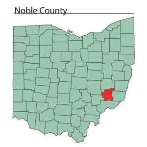 Map Of Noble County, Ohio | Maps Of Ohio