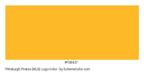 Pittsburgh Pirates (MLB) Logo Color Scheme » Brand and Logo » SchemeColor.com