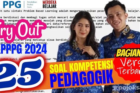 VERSI TERBARU Try Out 25 Soal Pedagogik UKPPPG Guru Tertentu 2024