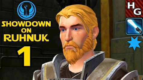 SWTOR Showdown On Ruhnuk Part 1 Jedi Knight LS Male YouTube