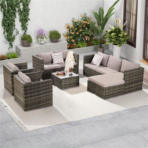 Amazon Voohek Pieces Conversation Patio Porch Backyard Balcony