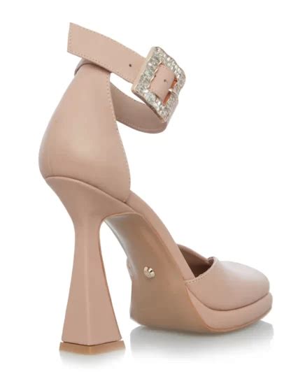 Sandale Nude Piele Naturală Toc 11 cm Gemelli Shoes