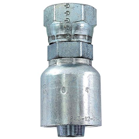 Female JIC 37 Crimp Hydraulic Fitting 3 4 Parker 10643 12 12