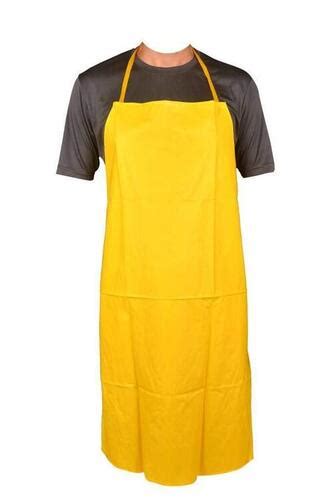 Oil Proof Yellow Color Pvc Safety Apron At Best Price In Delhi Shree