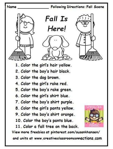 Following Rules Worksheet For Kids