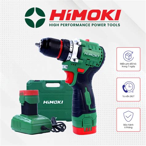 Máy khoan pin HIMOKI 16 8V HM ID1610BL Auto lock Khoan pin bắn vít