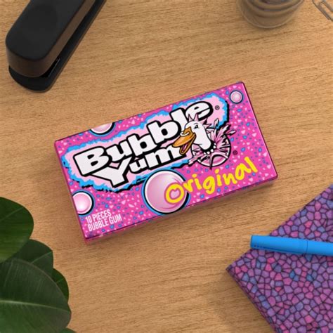 Bubble Yum Original Flavor Bubble Gum Pack 10 Pieces 282 Oz Frys