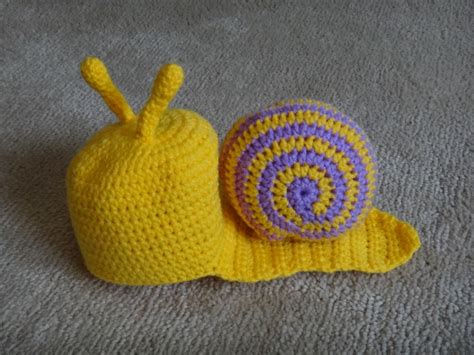 Grandma Swills Handcrafted Knits Handmade Crochet Baby Snail Photo Prop