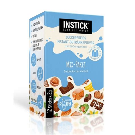 Instick Mix Paket Milchsorten Zuckerfreies Instant Getr Nk Gr E S