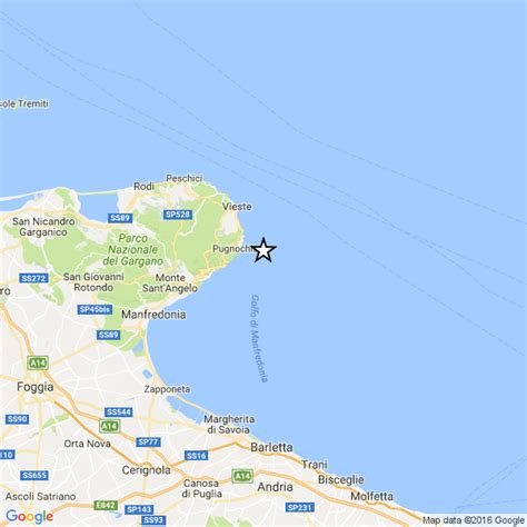 Scossa Di Terremoto Sul Gargano Avvertita Anche Nell Alto Tavoliere