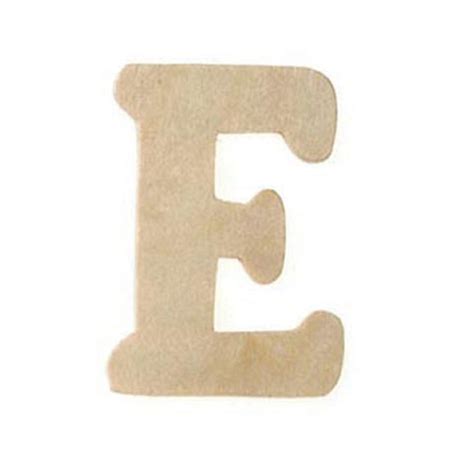 3 Inch Wood Letter E Darice Unfinished Artofit