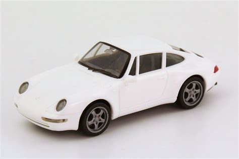 Porsche 911 Carrera 993 weiß herpa 022163 in der 1zu87 Modellauto