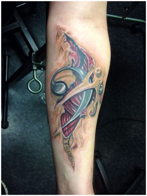 Bass Clef Tattoo by Mark Haley at Big Ink Tattoos and Piercing. #tattoo #tattoos # ...