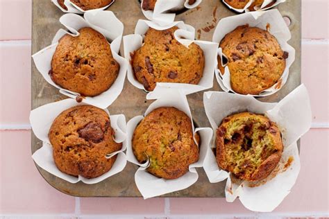 Zucchini Chocolate Chip Muffins Gemmas Bigger Bolder Baking