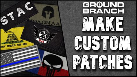 How To Make Custom Patches In Ground Branch Youtube