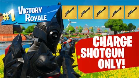 Charge Shotgun Only Challenge In Fortnite Youtube