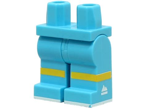 LEGO Minifigures Lego NEW Hips And Legs With Yellow Knees White