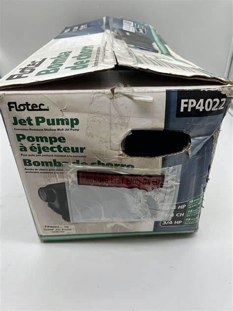 Flotec Fp Hp Shallow Well Jet Pump Black Kh A Ebay