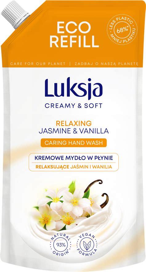 LUKSJA Creamy Soft mydło w płynie kremowe relaksujące Jaśmin i