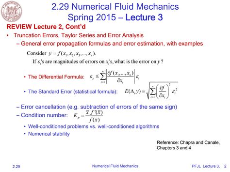 SOLUTION Numerical Fluid Mechanics Lecture 3 Slides Studypool