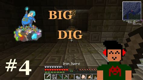 Minecraft Big Dig B L M Clay In Dungeon Youtube