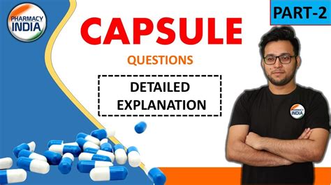 Capsules Mcqs Part Detailed Explanation Gpat Niper