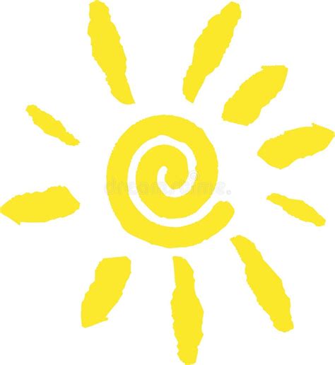 Sun logo stock vector. Illustration of painted, sunlight - 26382920