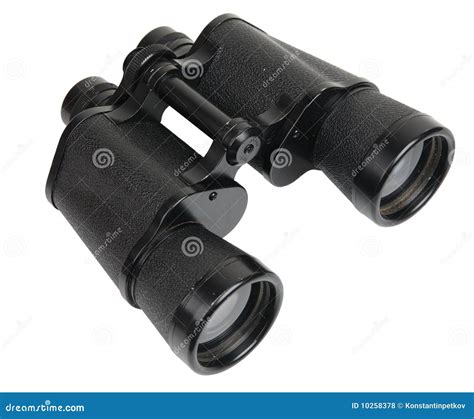 Binoculars Stock Photo Image Of Metal Magnifying Isolated 10258378