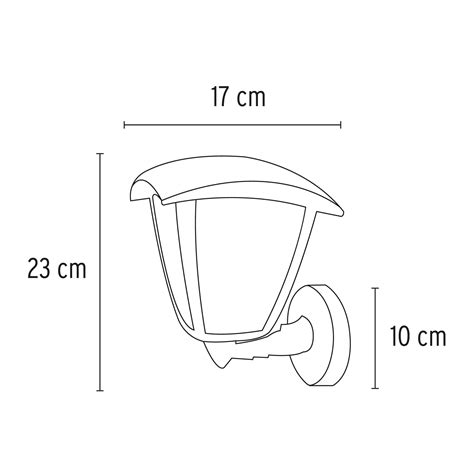 Arbotante Farol Soportado De LED 13 W Todo Truper