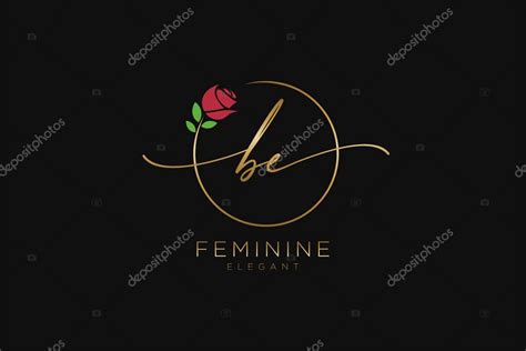 Sea Monograma Femenino De La Belleza Del Logotipo Y Dise O Elegante Del