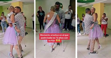 El conmovedor baile de una quinceañera con cáncer y su padre en el