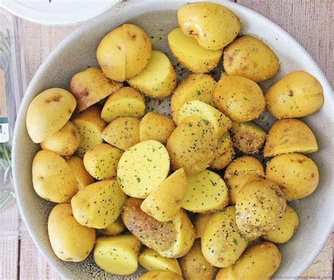 Air Fryer Rosemary Roasted Potatoes Kitchen Fun With My 3 Sons